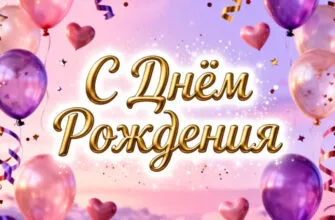 Поздравление с днём рождения