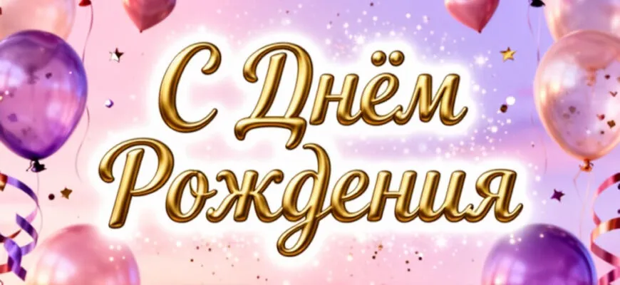 Поздравление с днём рождения