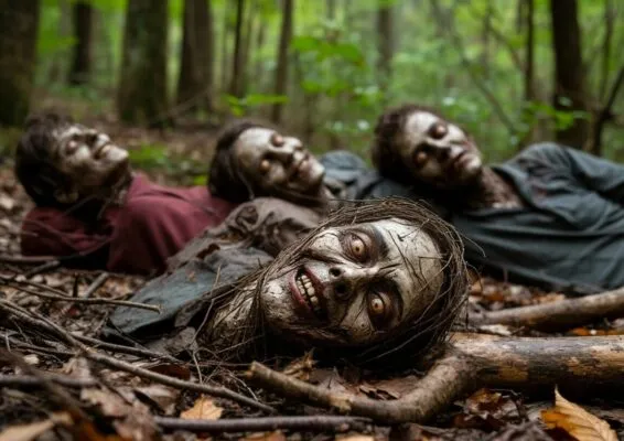 Читать страшную историю про лес «Улыбка Зелёного жениха»