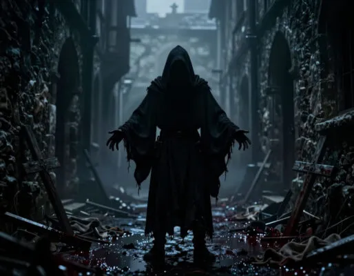 Читать рассказ «Тени Элдрингема: хроники Чёрной смерти»