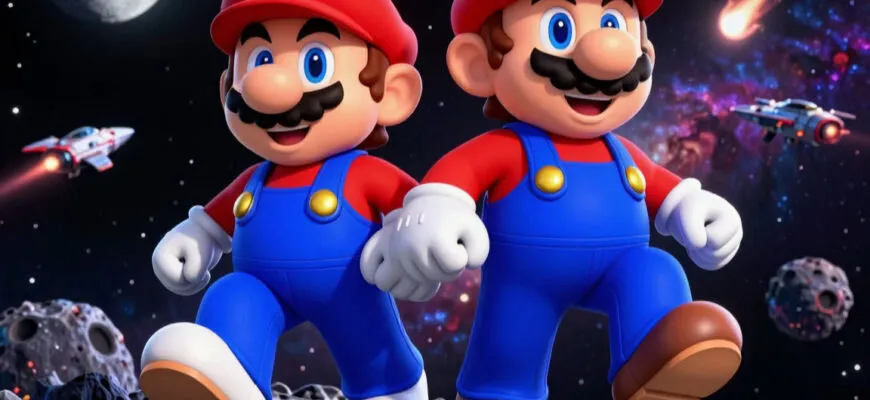 Сказка Братья Супер Марио: Космическое приключение