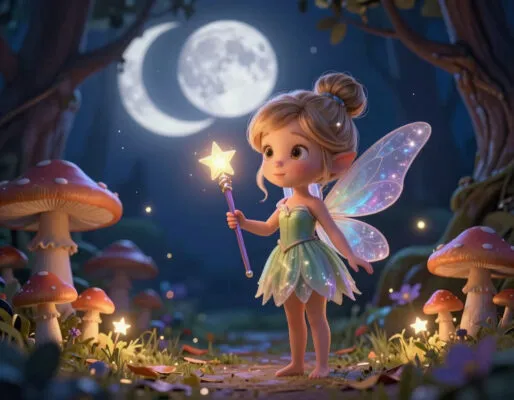 Сказка о маленькой фее и пропавшей волшебной палочке