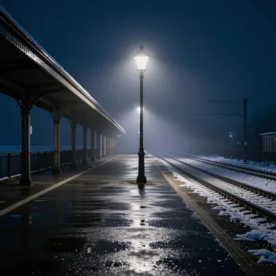 Читать прозу: последний фонарь на перроне