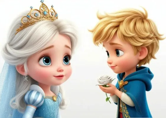 Сказка о маленьком принце и прекрасной принцессе Веронике