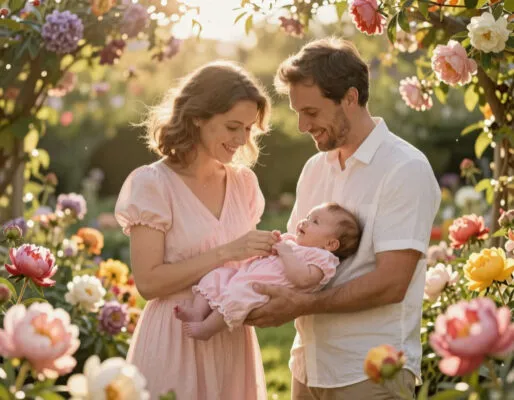 Лучик счастья» Сборник поздравлений с рождением девочки своими словами