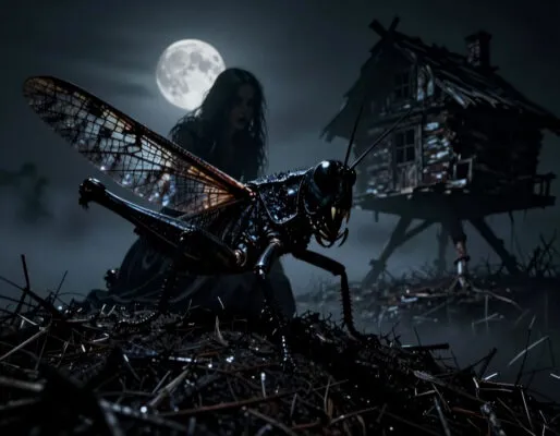 Саранча. Читать очень страшный рассказ на ночь