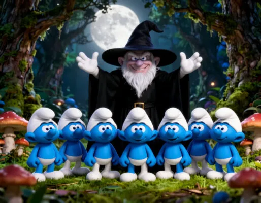 Смурфики и злой колдун Куко
