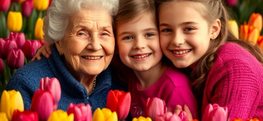 Стихи про Бабушку на 8 марта