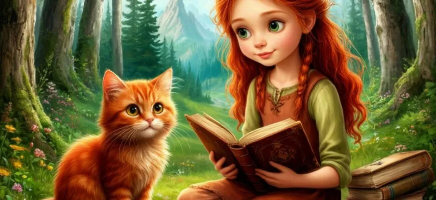 Современная сказка про девочку и лес "Оля и тайна волшебного леса"