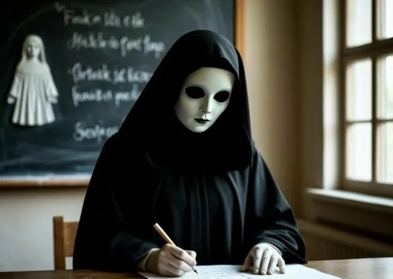 Читать страшную историю Монахиня в чёрном Школьные страшилки
