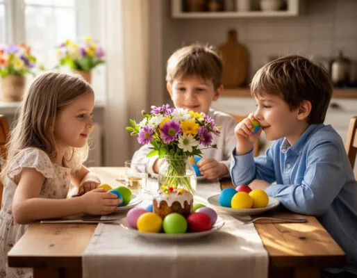 Читать 5 стихотворений на Пасху для детей 3–4 лет