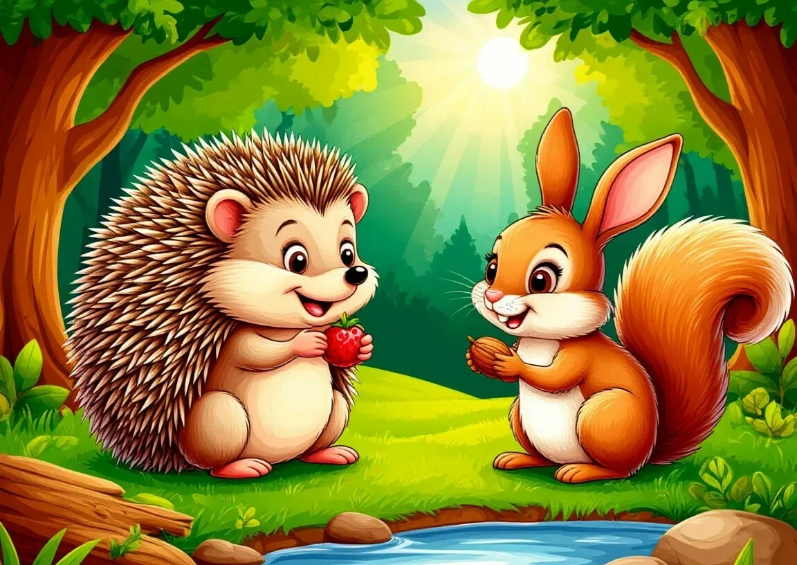 Сказка Как ёжик научился дружить Читать для детей 6 лет