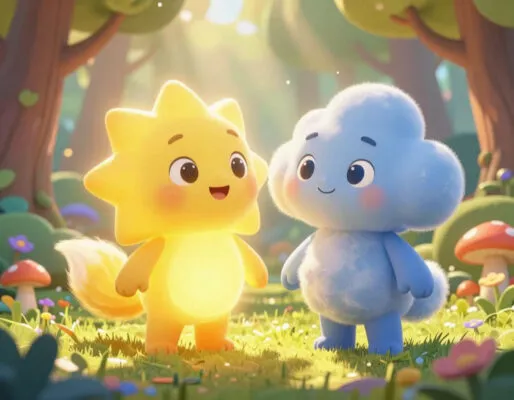 Сказки о приключениях Лучика и Тучки Читать детям 4-5 лет