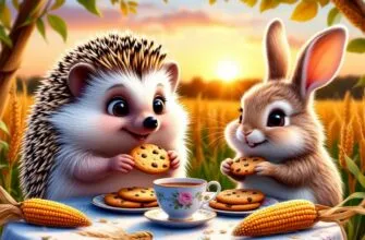 Сказка про дружбу зайчика и ёжика Читать детям 4-5 лет на ночь