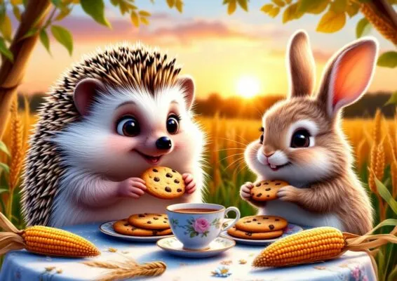 Сказка про дружбу зайчика и ёжика Читать детям 4-5 лет на ночь