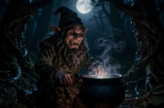 10 страшных хоррор‑историй про гнома‑людоеда, живущего в лесу Читать в темноте (18+)