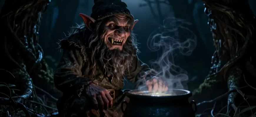 10 страшных хоррор‑историй про гнома‑людоеда, живущего в лесу Читать в темноте (18+)