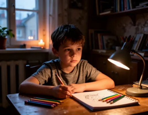 Последний рисунок Читать онлайн грустную историю