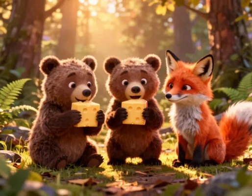 Венгерская народная сказка «Два жадных медвежонка» Читать для детей 4–5 лет