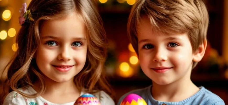 Новые стихи на Пасху для детей 5 лет