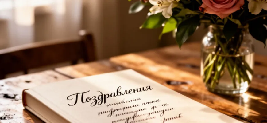 Поздравление в прозе своими словами Сборник Топ-15