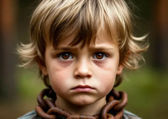 Страшная история Мальчик на цепи Читать онлайн 18+