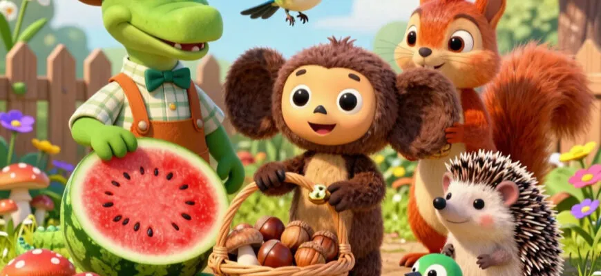 Сказка про Гену и Чебурашку Читать для детей 5-6-7 лет