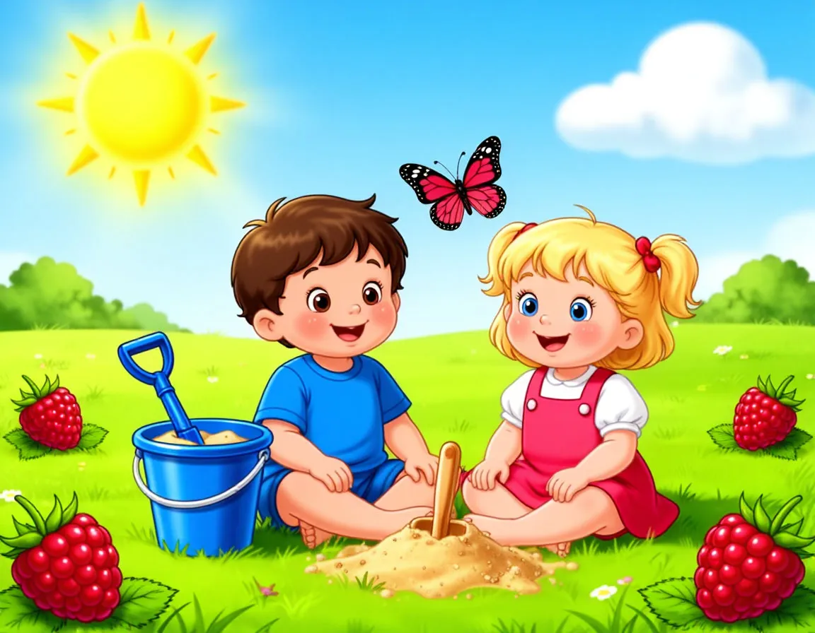 Читать десять стихов про лето для детей 2 лет