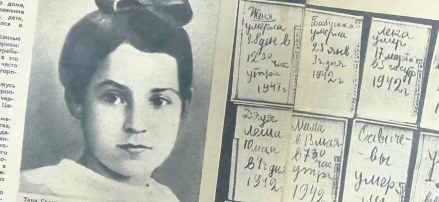 Стихотворение о Тане Савичевой