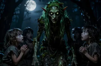 Читать перед сном 33 страшных историй про кикимору, живущую в лесу и пугающую детей