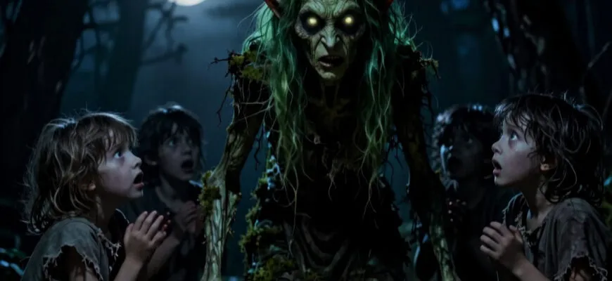 Читать перед сном 33 страшных историй про кикимору, живущую в лесу и пугающую детей