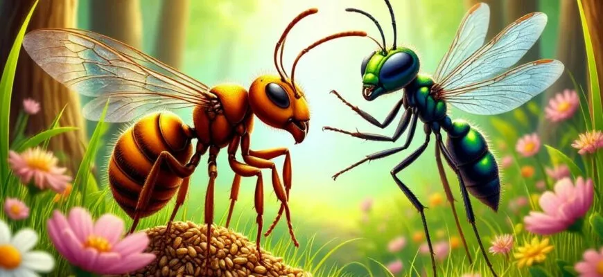 Басня‑сказка «Муравей и Стрекоза»