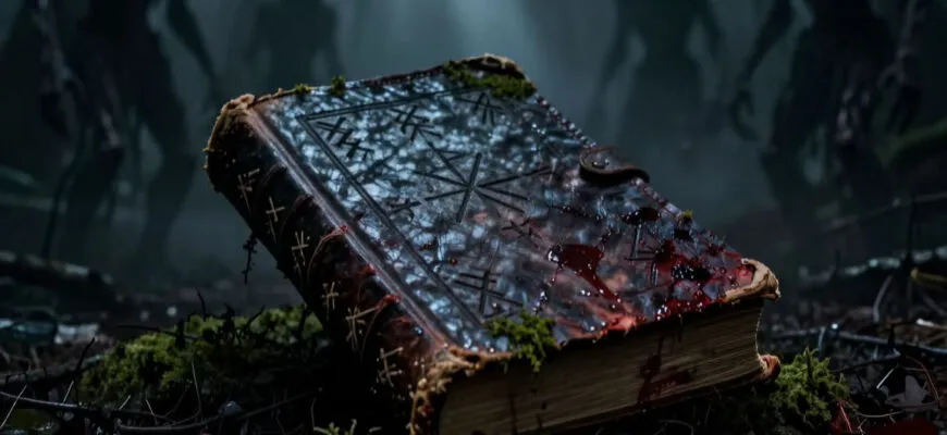 Книга ужасы «Шепчущие тени дремучего леса: правдивые истории ужасов»