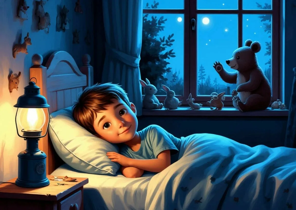 Сказка на ночь для детей 5 лет Волшебный фонарик