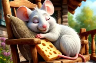 Сказка про белого мышонка и волшебный сыр для детей 3–4 лет