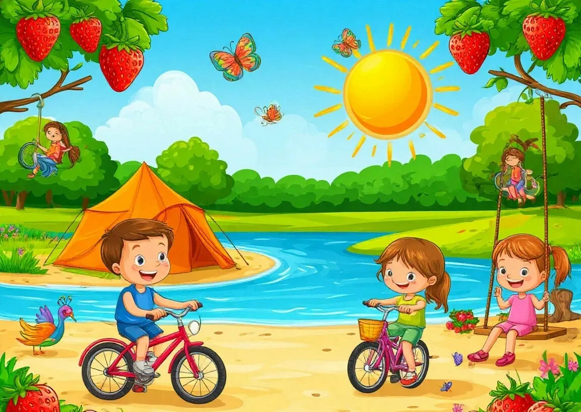 Читать сборник "Летние каникулы. Стихи для первоклассников"