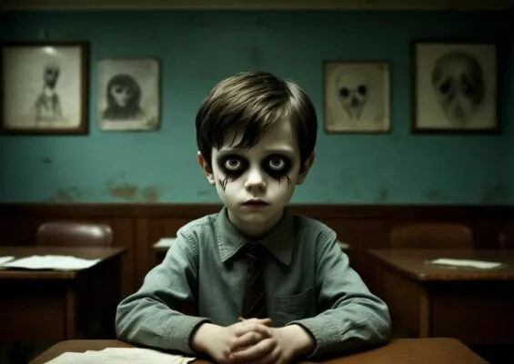 Читать онлайн Призрак 8‑«Б» класса Страшная история про школу