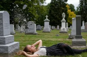 Самому страшно читать Гранитный осколок (21+) Истории про кладбище
