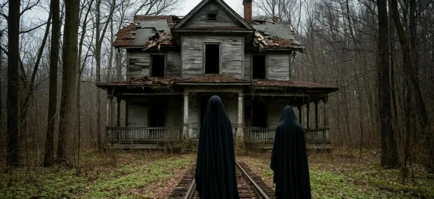 Заброшенный дом у железной дороги/ Читать страшную историю про лес