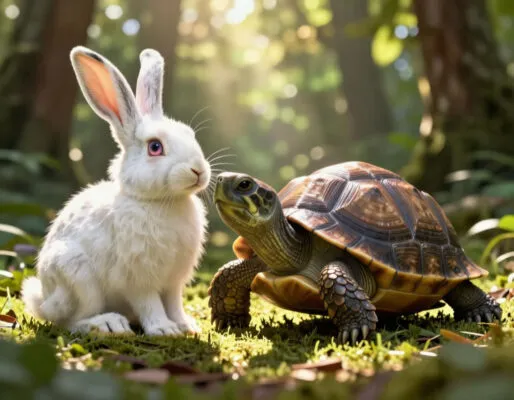 Сказка «Заяц и Черепаха: гонка по‑новому»