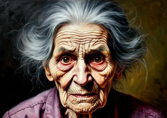 Читать страшную историю 2019 года Портрет старухи