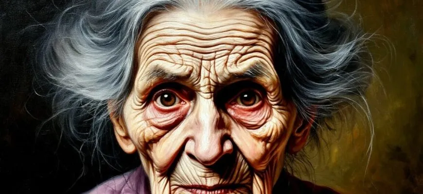 Читать страшную историю 2019 года Портрет старухи