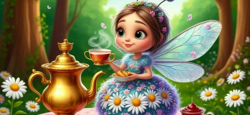 Сказка для детей 3-4 лет Муха Клава и волшебный чай