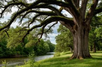 Басня сказка «Дуб и травинка»