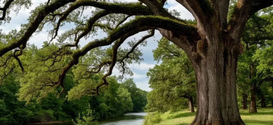 Басня сказка «Дуб и травинка»