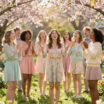 Стихотворение: Весенний хор