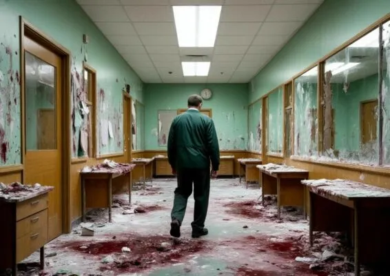 Читать новую страшную историю Школьный туалетный призрак