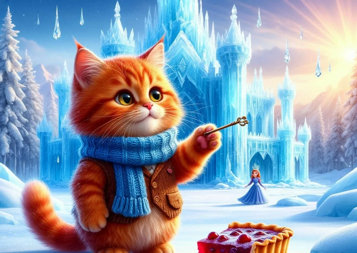 Фанфик мультсериала «Кот Басик» Хрустальный ключ от Зимы