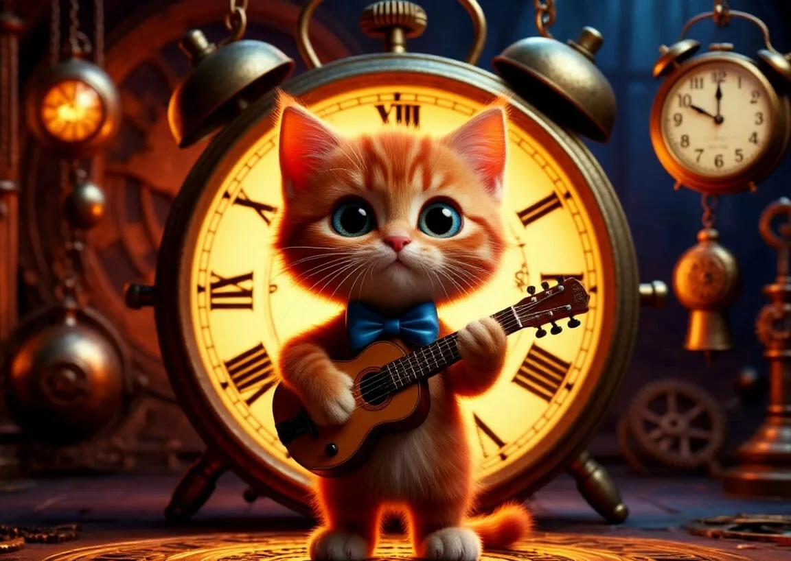 Фанфик по мотивам мультфильма «Кот Басик» (2022) «Волшебный будильник Сони»