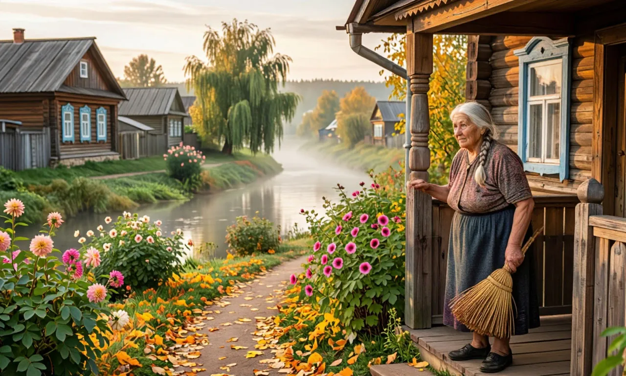 Тётя Оля и её веник